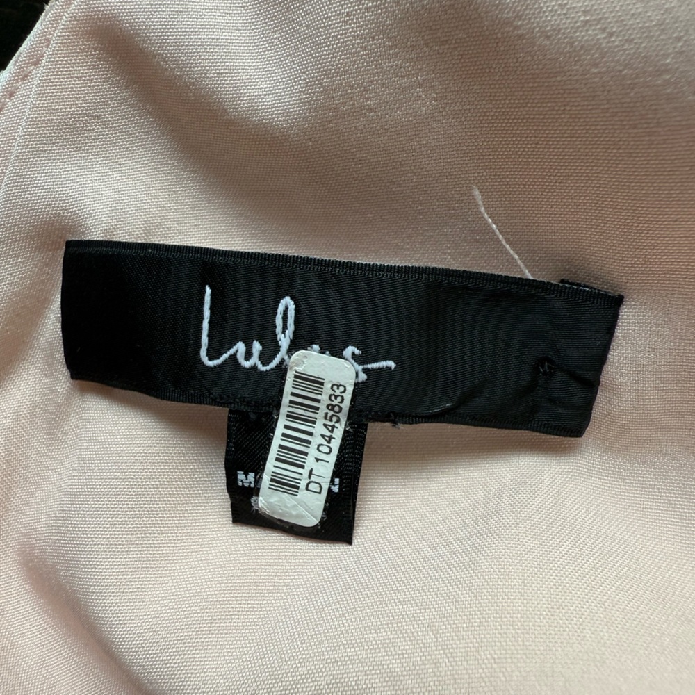 Lulu's Blush Floral Lace Dress - Picture 6 of 7